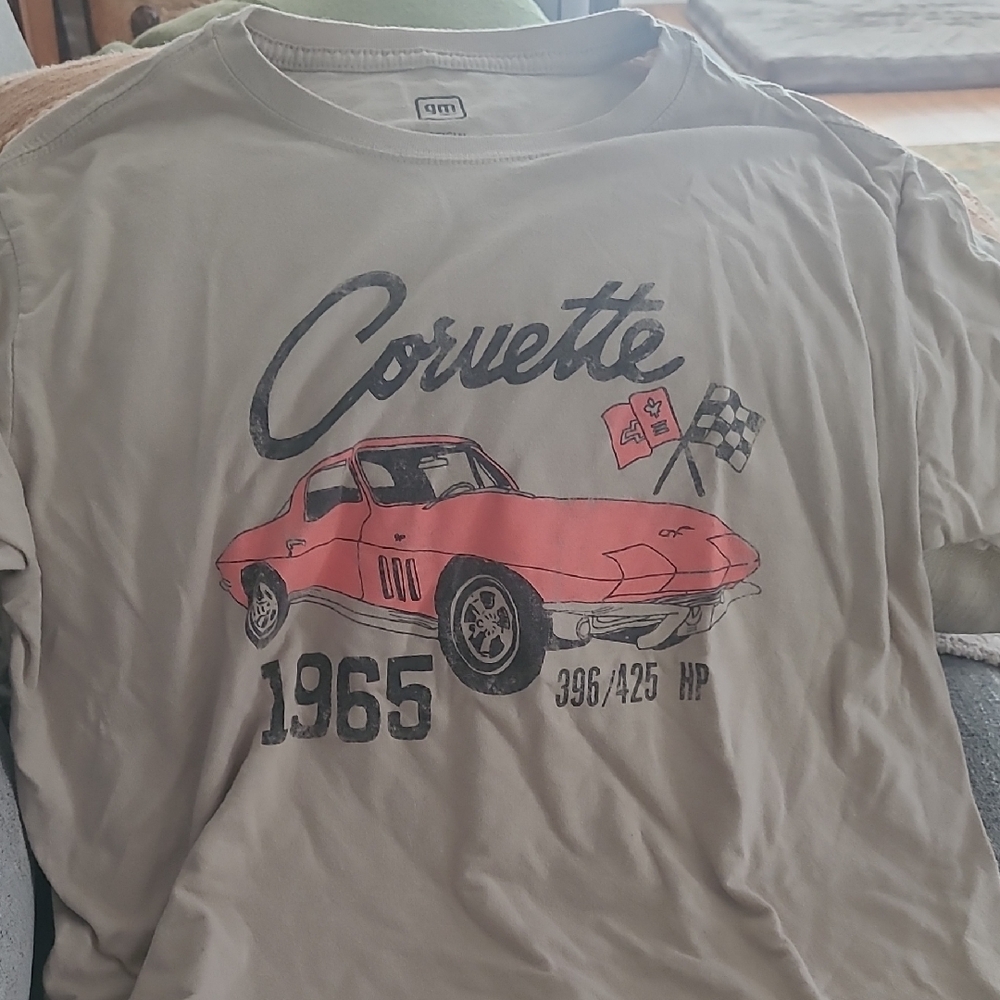 Corvette Graphic Tee - Tan